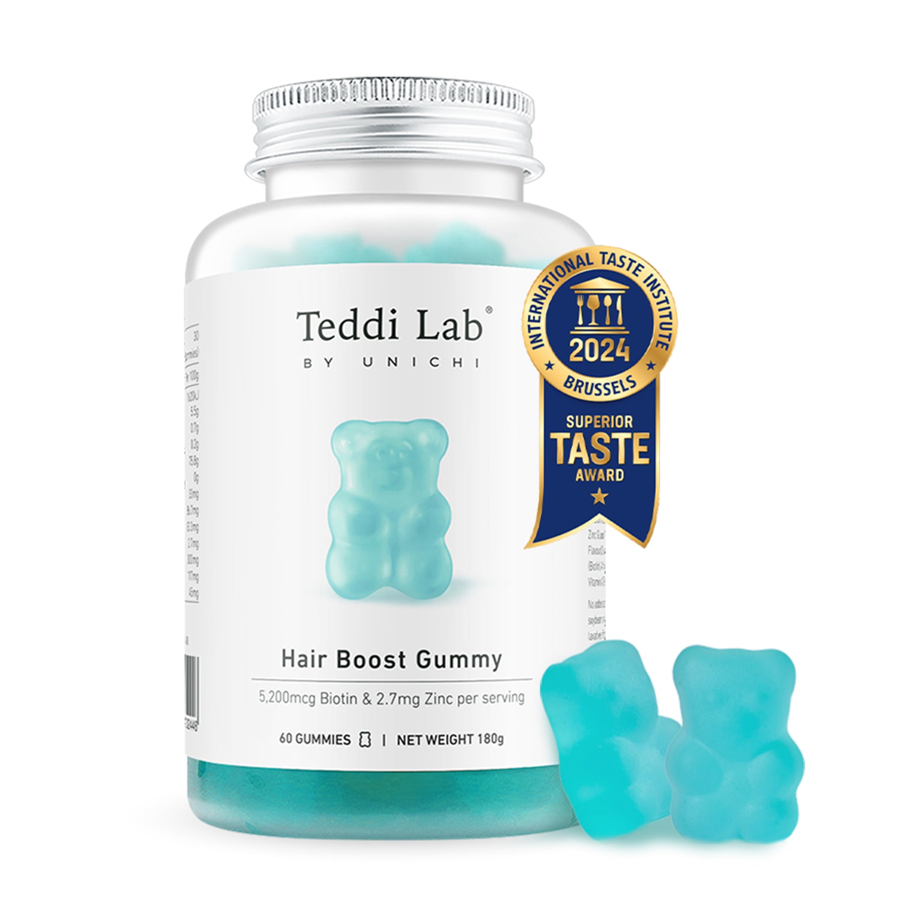 Hair Gummy Vitamins Hair Boost Gummy Unichi Teddi Lab Unichi Wellness