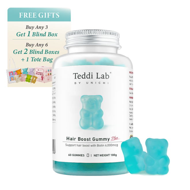 Unichi Hair Boost Gummy PLUS