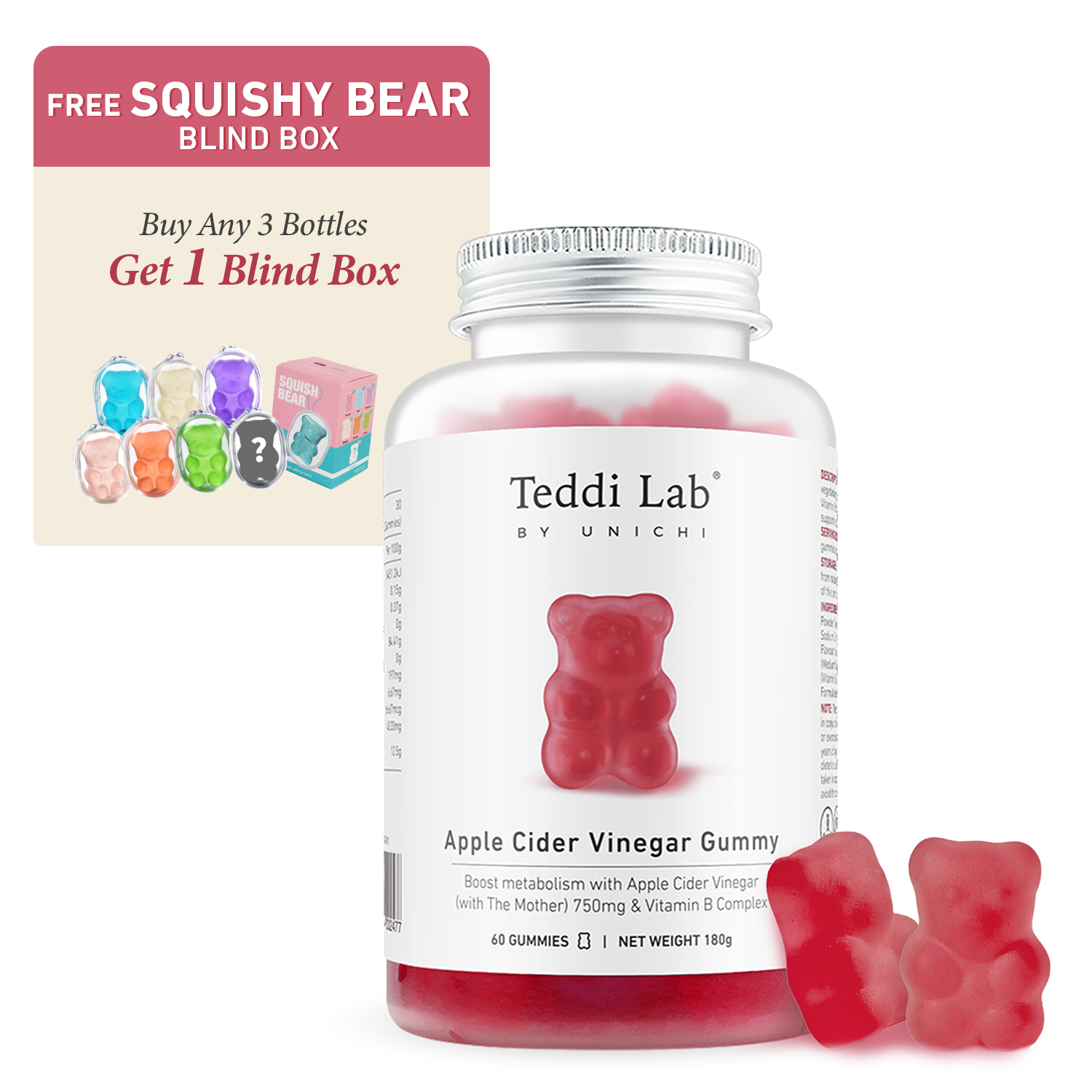 Teddi Lab Apple Cider Vinegar Gummy