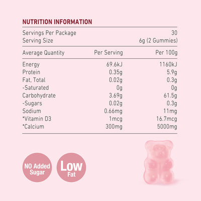 Unichi Calcium Vitamin D3 Gummy x1