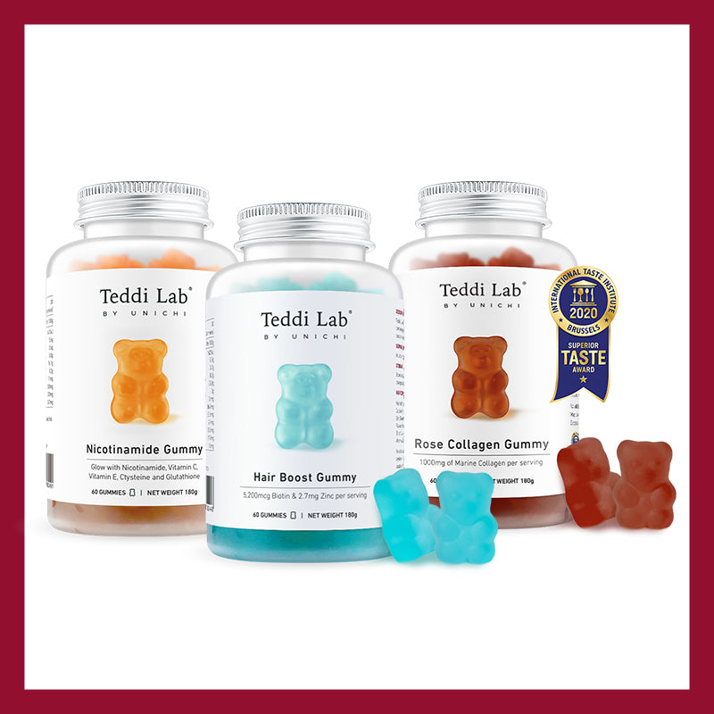 Unichi Hair Skin and  Nails Gummies Bundle
