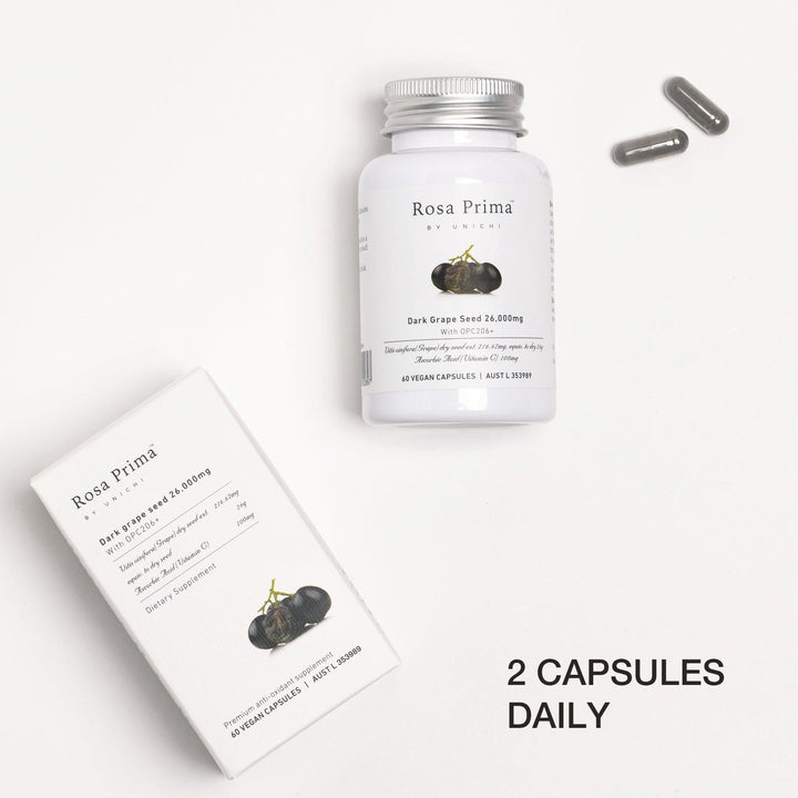 Grape Seed Extract Capsules Australia | Unichi Rosa Prima – Unichi