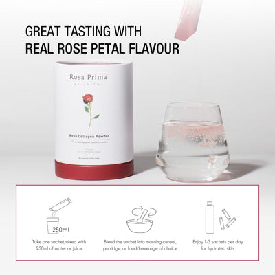 Unichi Rosa Prima Rose Collagen Powder - Unichi Wellness